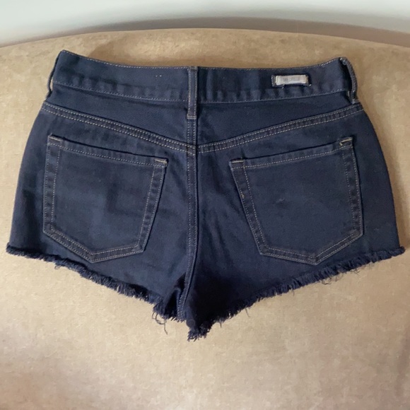 Dark Wash Jean Short Shorts - Picture 12 of 16